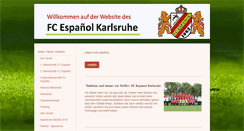 Desktop Screenshot of fc-espanol.de