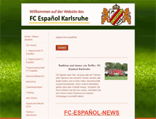 Tablet Screenshot of fc-espanol.de